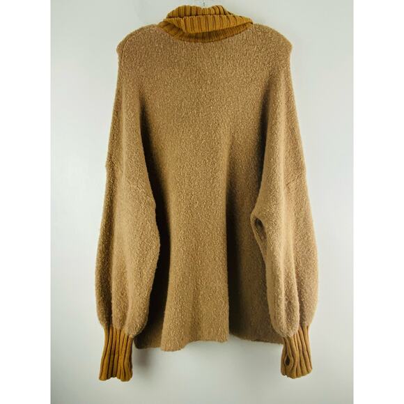 Offline by Aerie oversized brown fleece sweater thumb hole size S/P (1130) - Picture 7 of 7